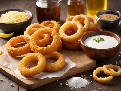 Crispy Homemade Onion Rings Recipe