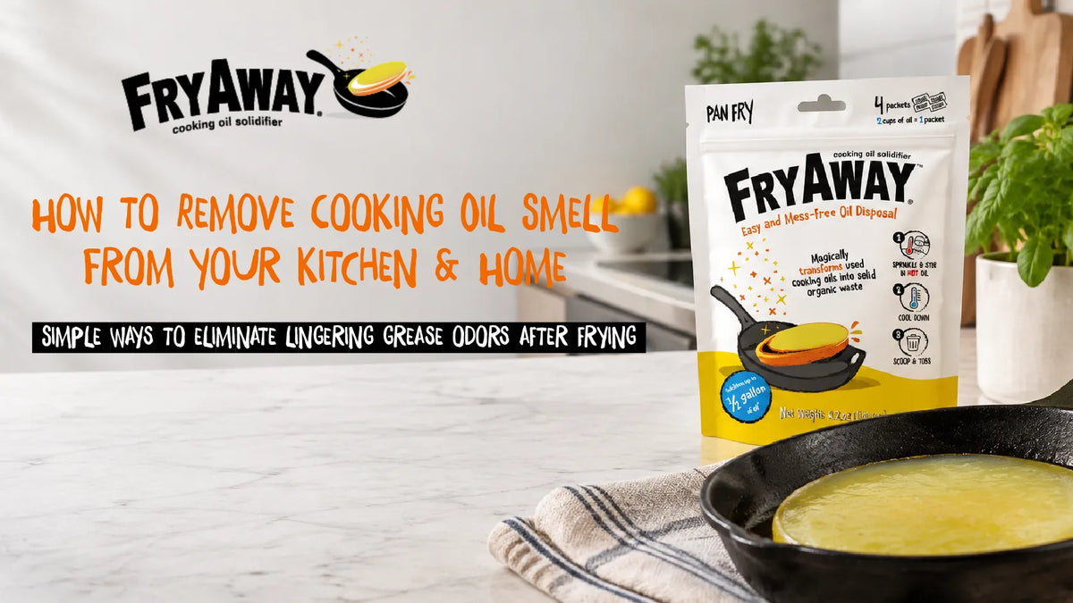 How to Remove Cooking Oil Smell from Kitchen