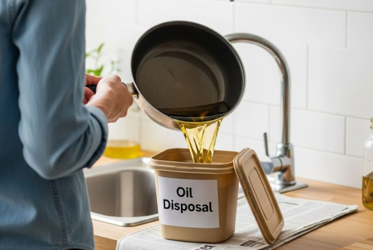 How to Dispose of Cooking Oil Easily and Safely at Home