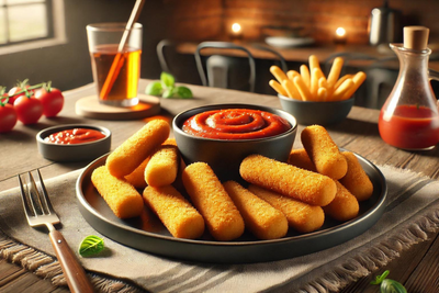 Homemade Fried Mozzarella Sticks Recipe