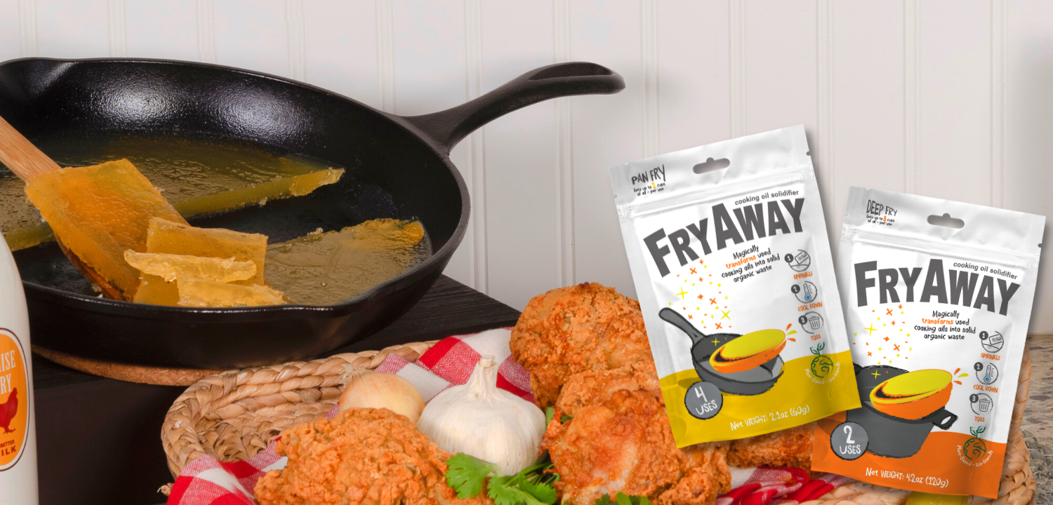FryAway Cooking Oil Solidifier 