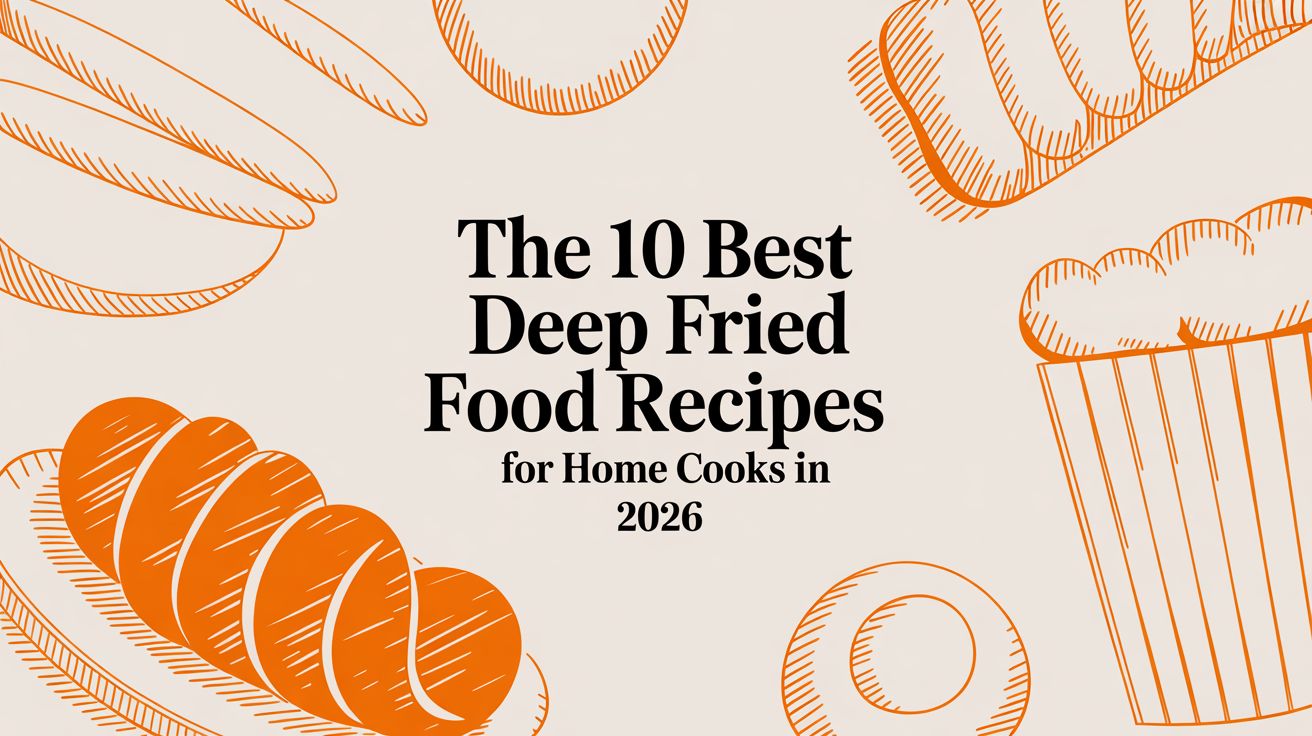 The 10 Best Deep Fried Food Recipes for Home Cooks in 2026