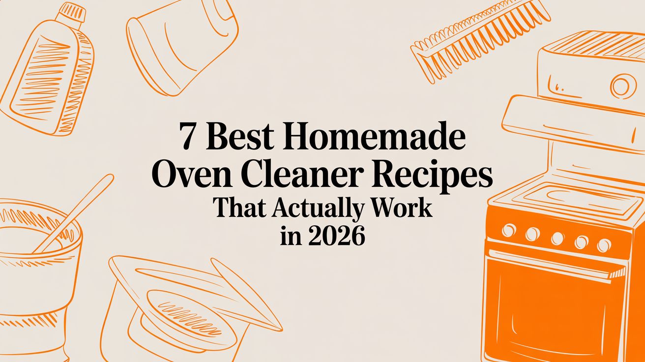 7 Best Homemade Oven Cleaner Recipes That Actually Work in 2026