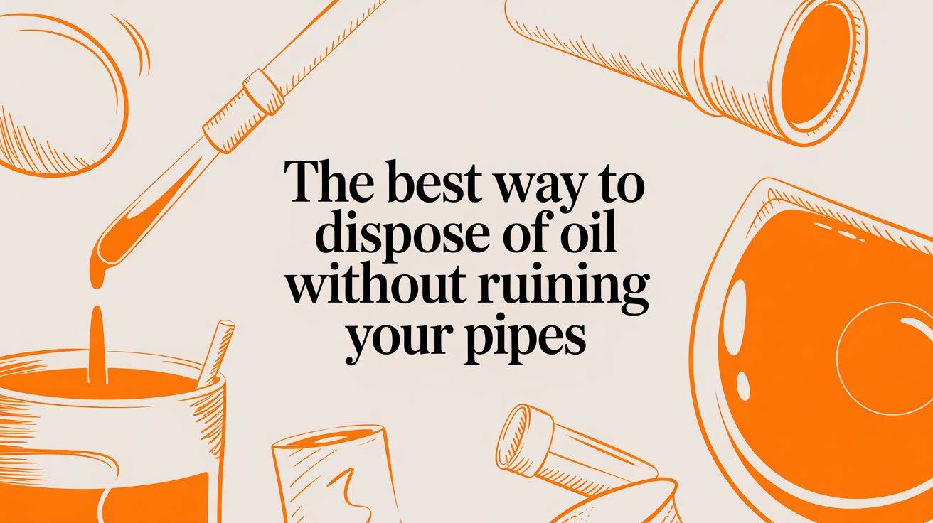 The Best Way to Dispose of Oil Without Ruining Your Pipes