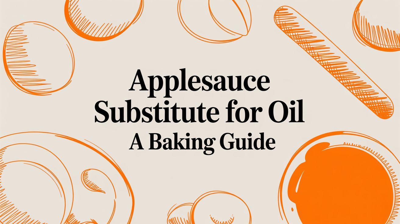 Applesauce Substitute for Oil A Baking Guide