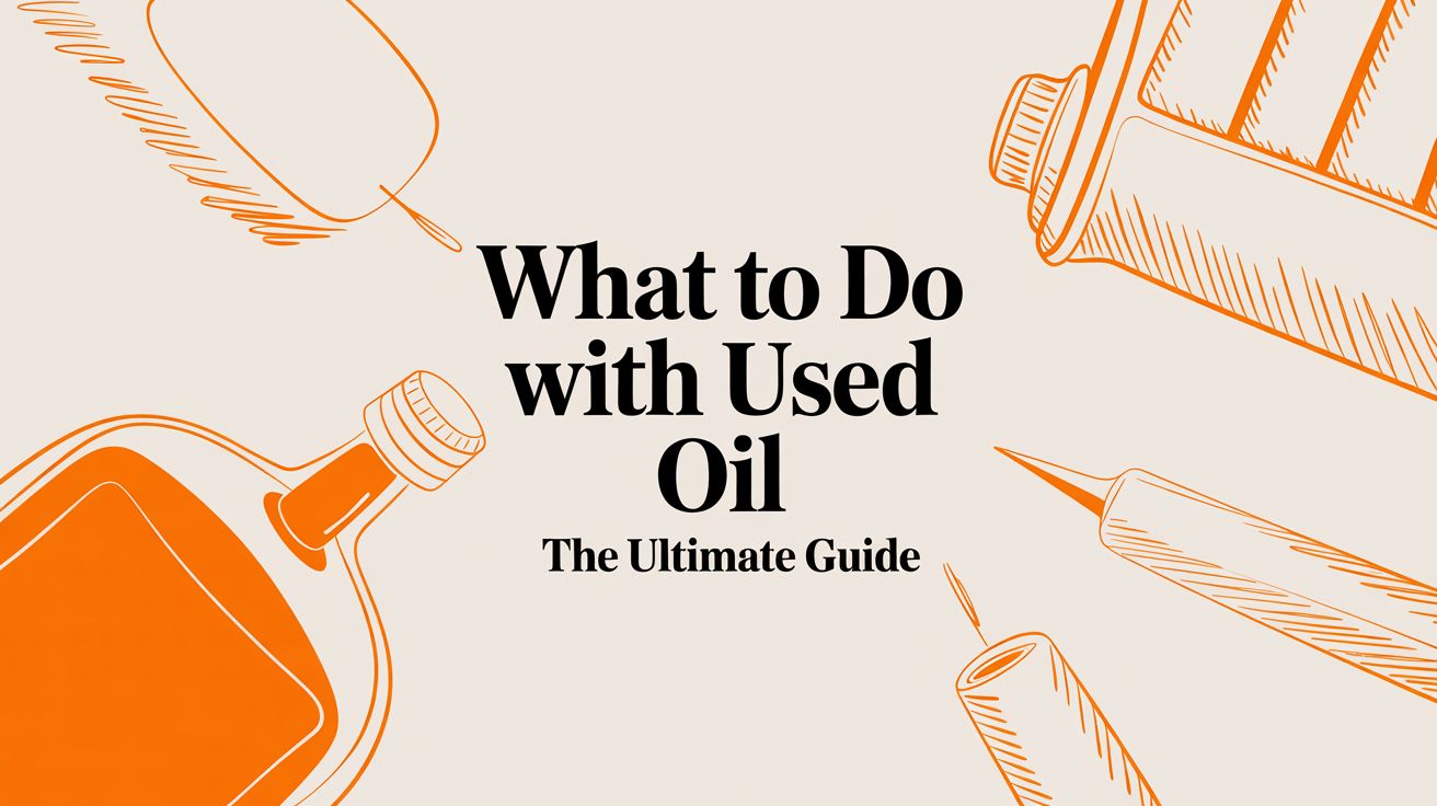 What to Do With Used Oil The Ultimate Guide