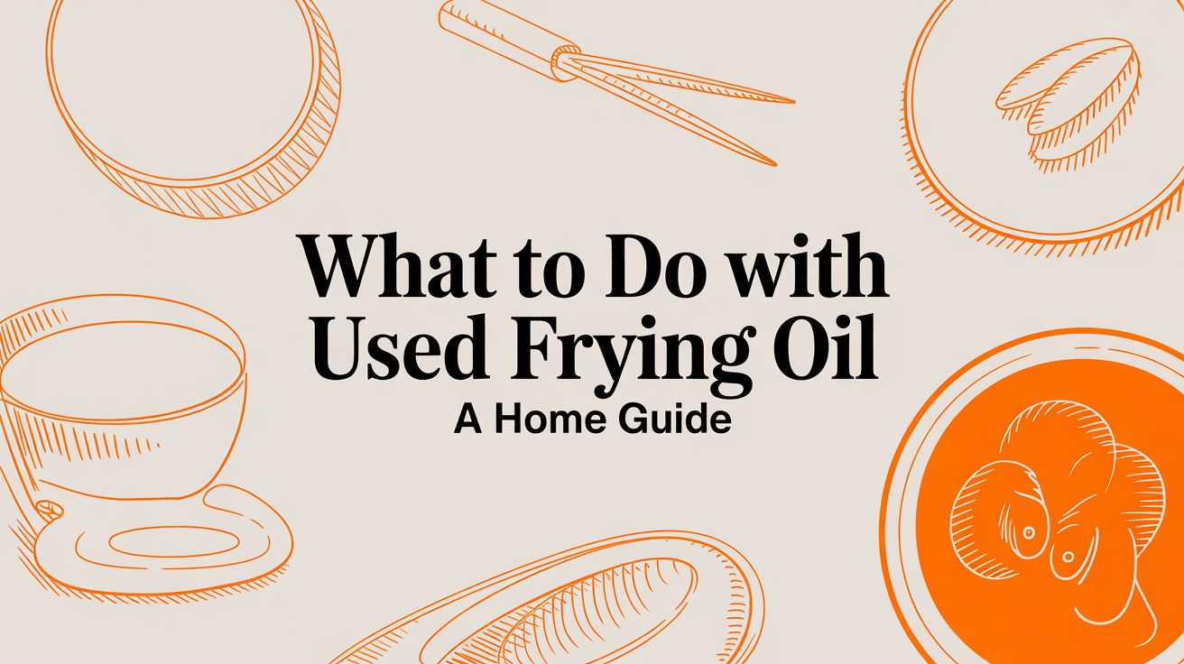 What to Do With Used Frying Oil A Home Guide