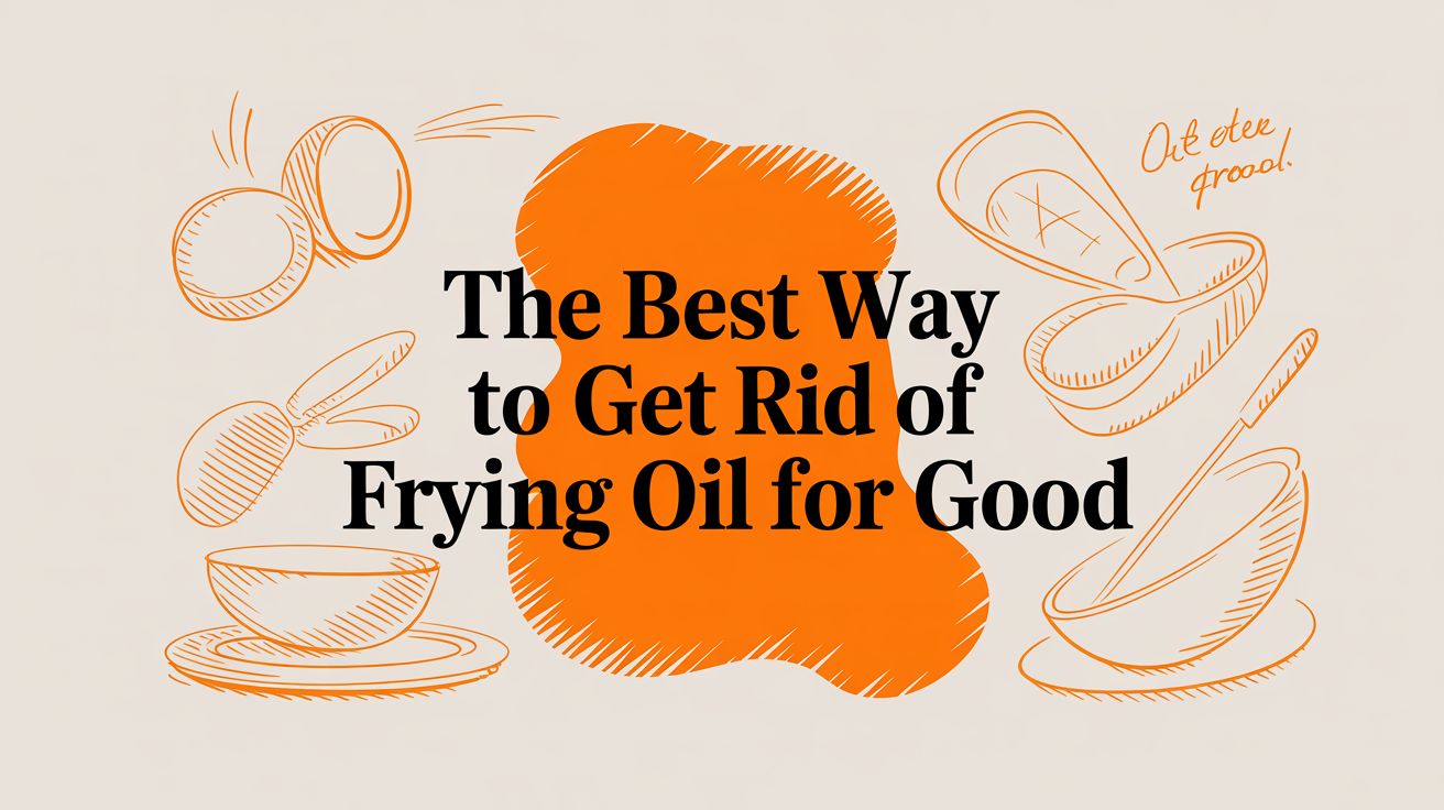 The Best Way to Get Rid of Frying Oil for Good