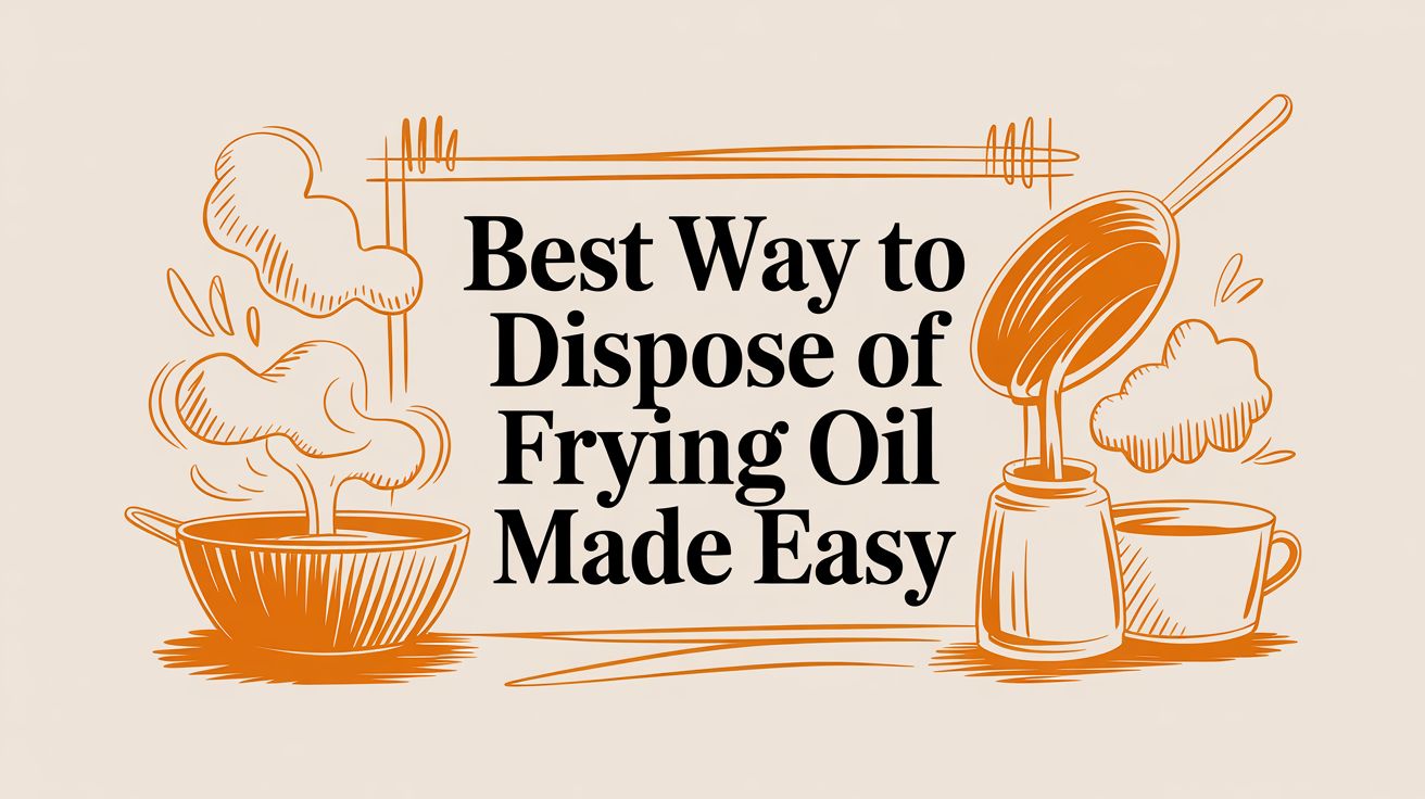 Best Way to Dispose of Frying Oil Made Easy