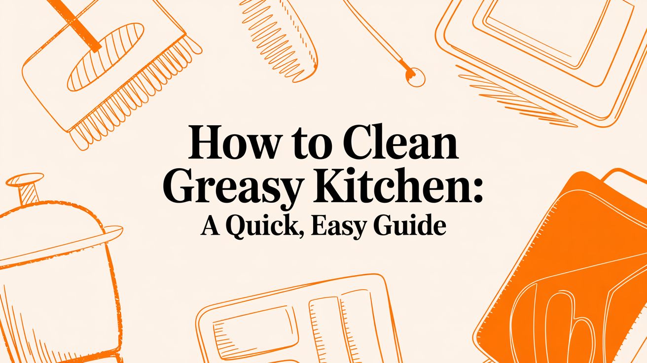 how to clean greasy kitchen: a quick, easy guide