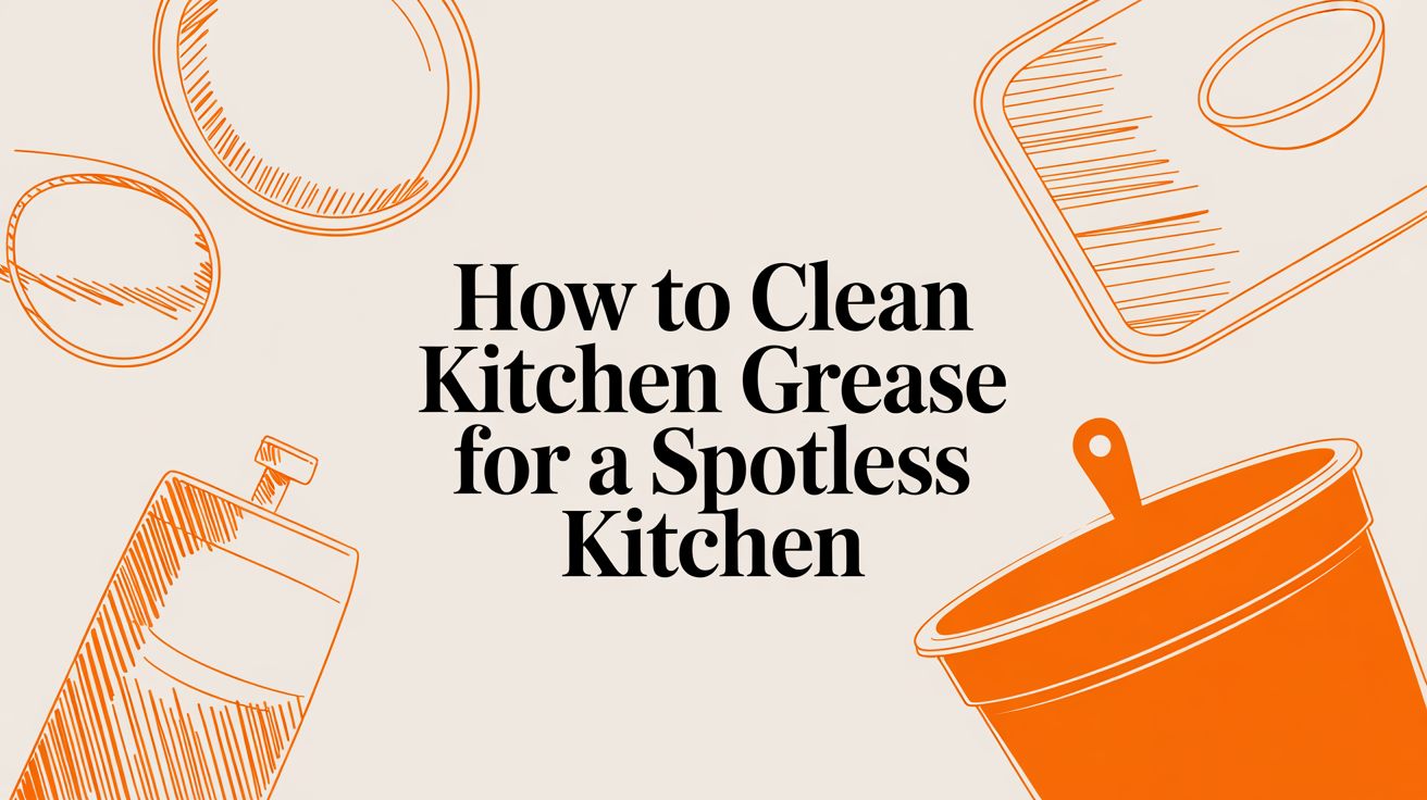 How to Clean Kitchen Grease for a Spotless Kitchen