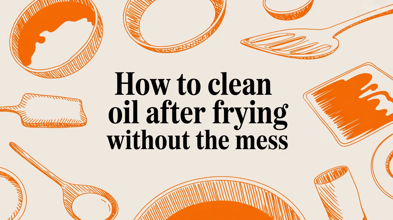 How to Clean Oil After Frying Without the Mess