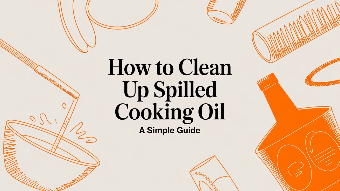 How to Clean Up Spilled Cooking Oil a Simple Guide