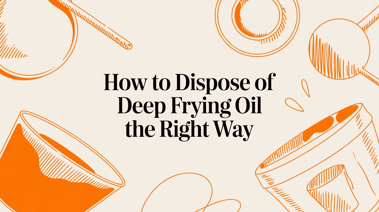 How to Dispose of Deep Frying Oil The Right Way