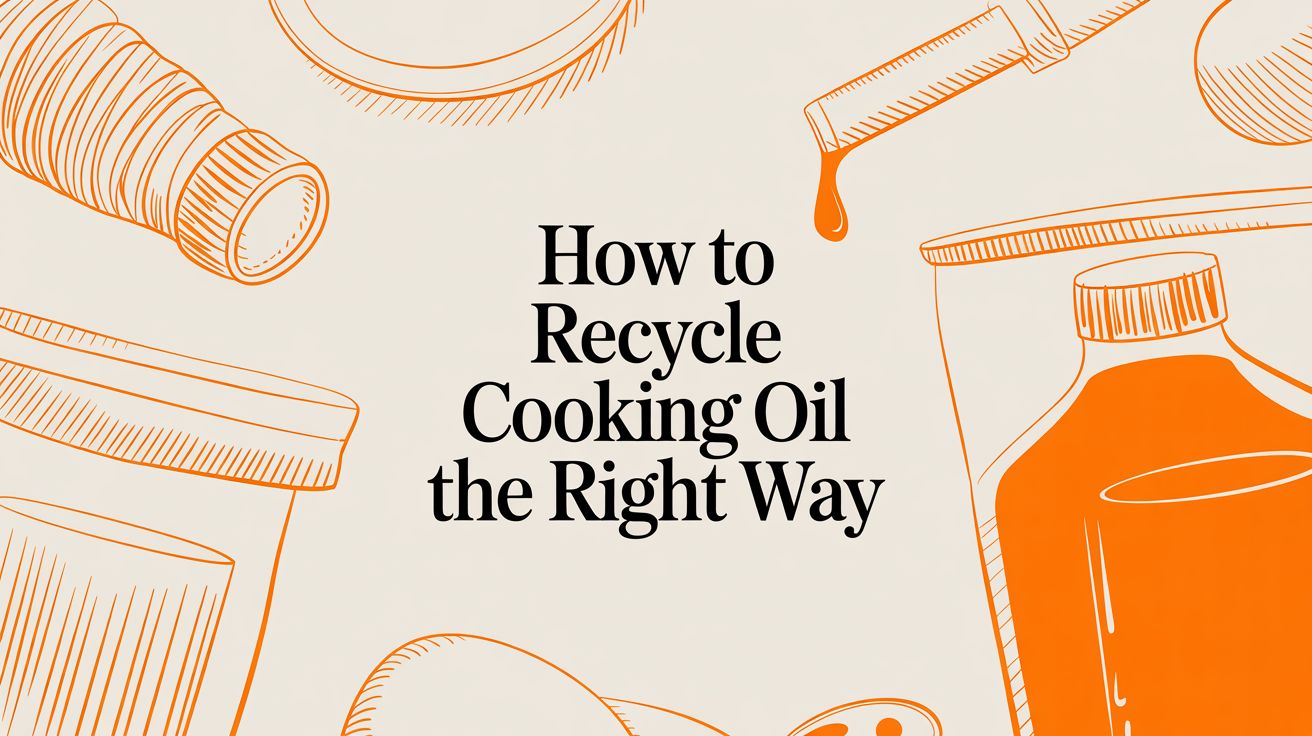 How to Recycle Cooking Oil The Right Way