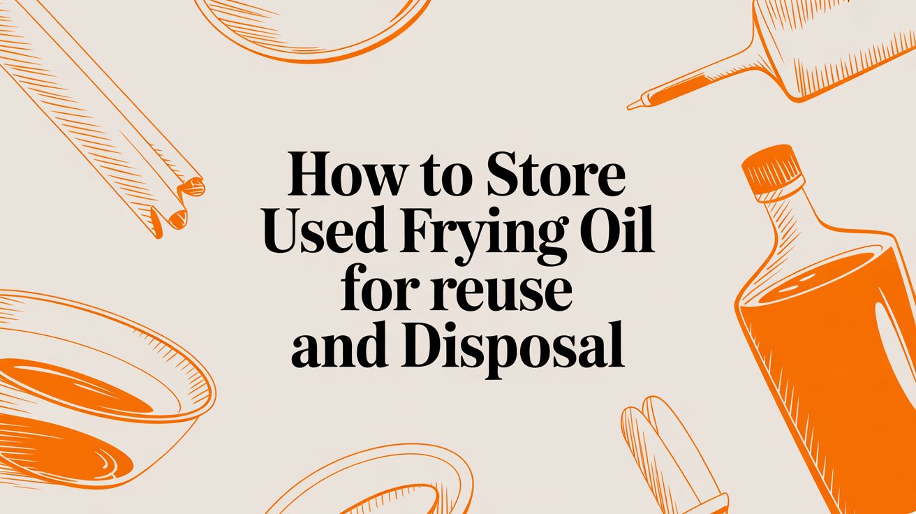 How to Store Used Frying Oil for Reuse and Disposal