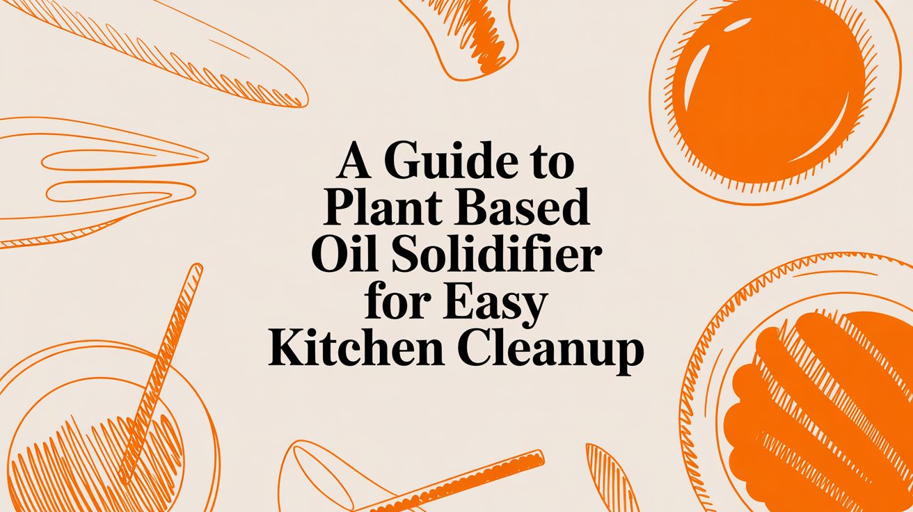 A Guide to Plant Based Oil Solidifier for Easy Kitchen Cleanup