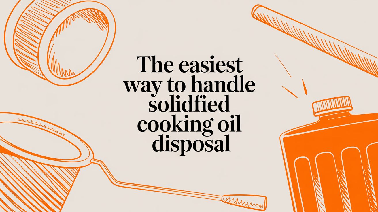 The Easiest Way to Handle Solidified Cooking Oil Disposal