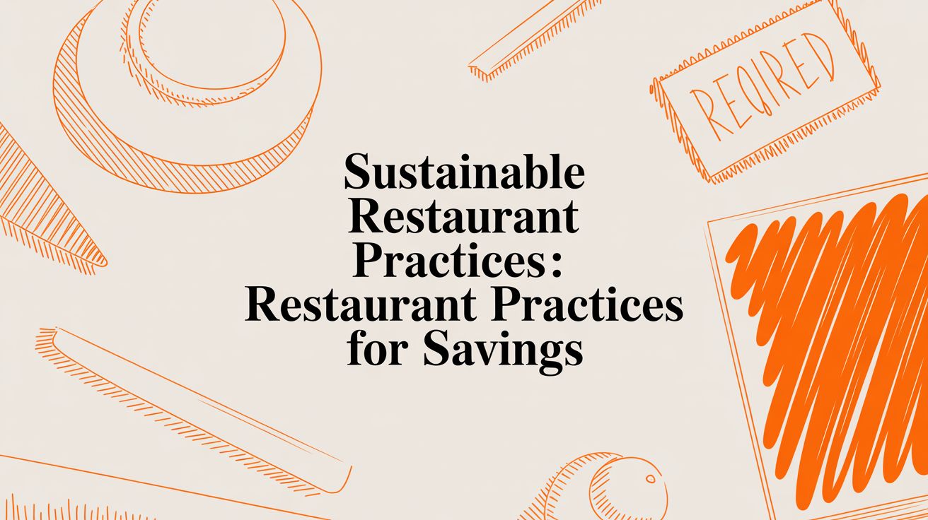 Sustainable Restaurant Practices: sustainable restaurant practices for savings