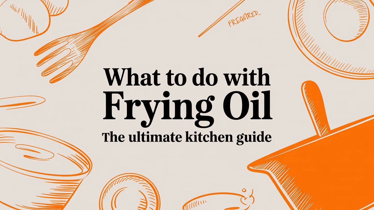 What to Do With Frying Oil The Ultimate Kitchen Guide