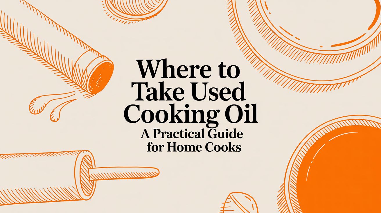 Where to Take Used Cooking Oil A Practical Guide for Home Cooks
