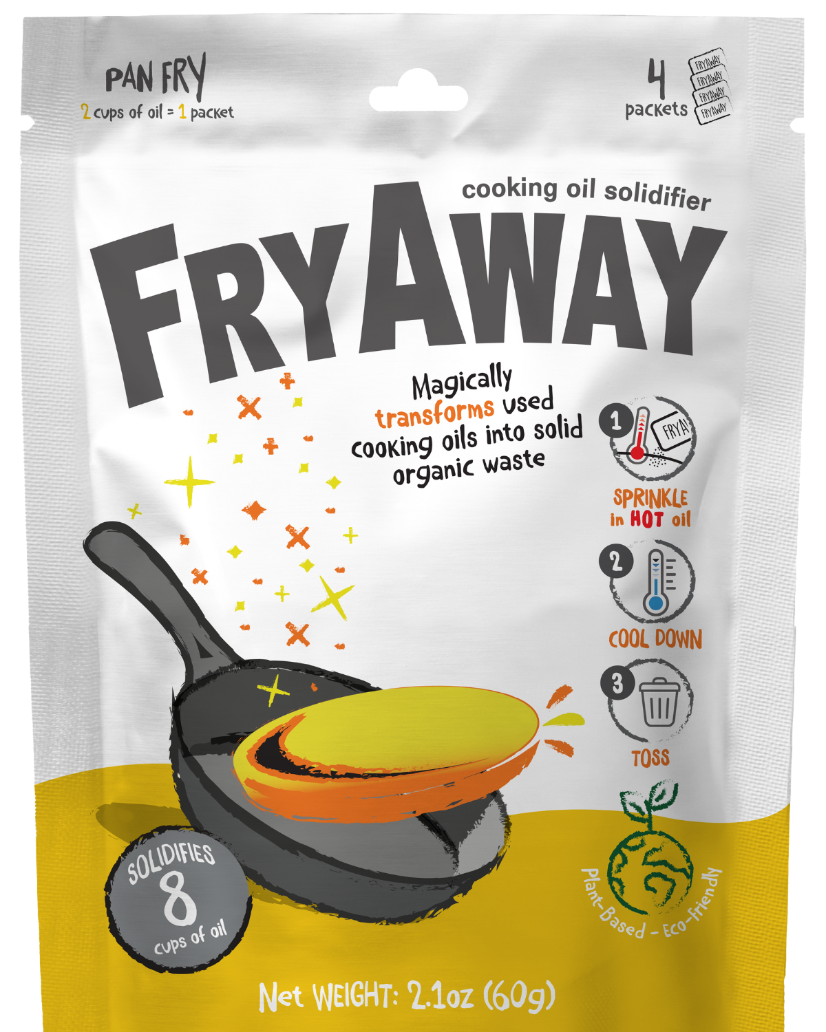 Struggling with oil disposal? FryAway makes it easy and safe to dispos