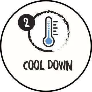 Step 2: Cool down